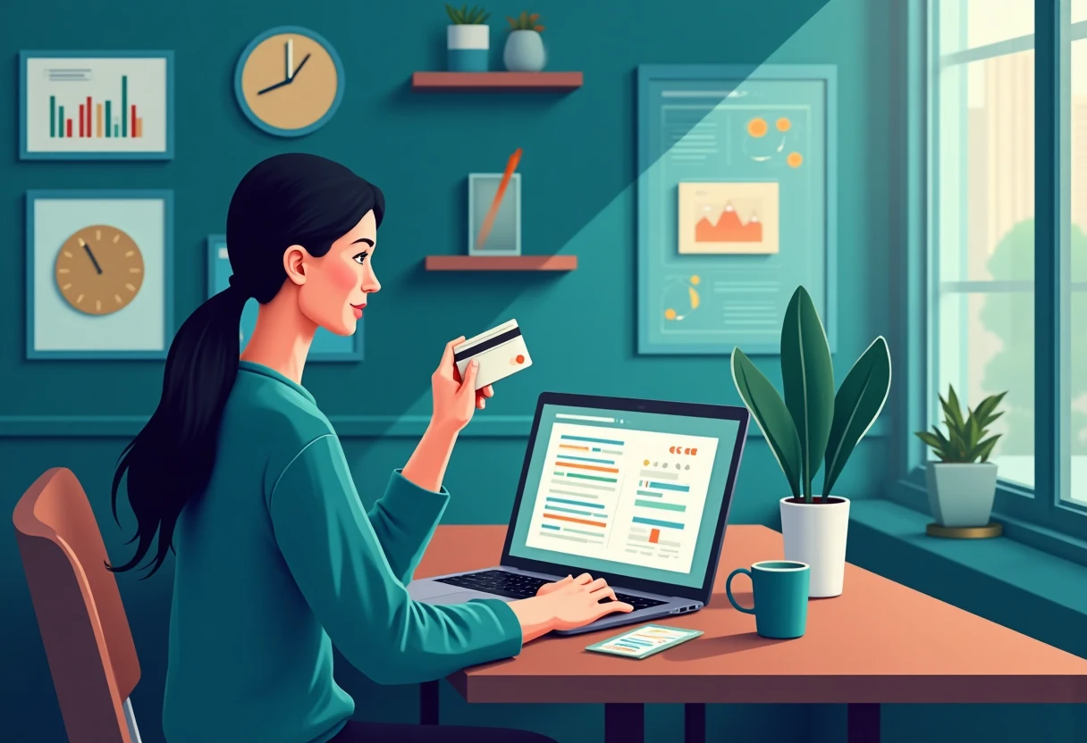 Freelancer managing finances