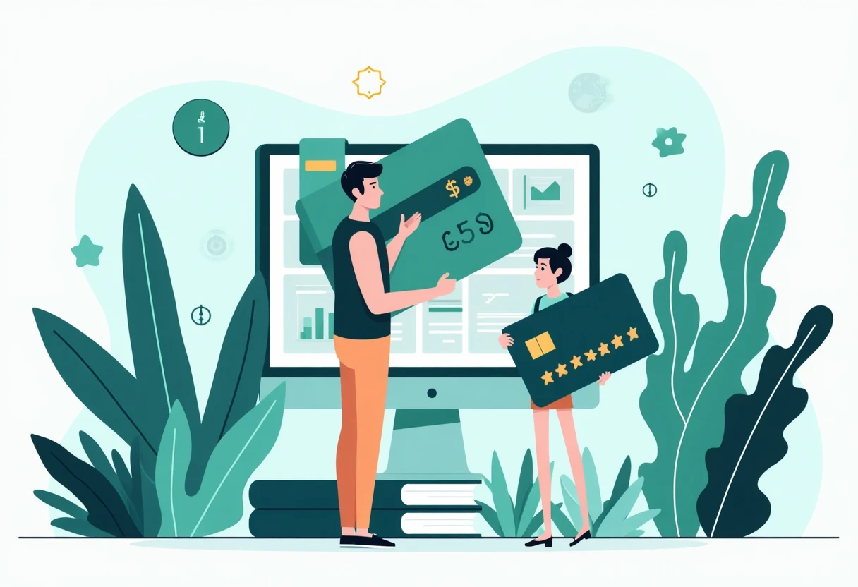 Graphique abstrait de cashback